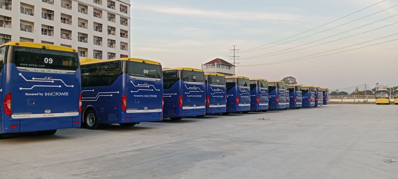 ANKAI EV Bus รายละเอียดด้านข้าง - Green Transport Solution